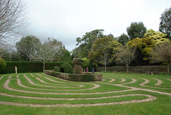 One of the mazes at Enchanted Maze