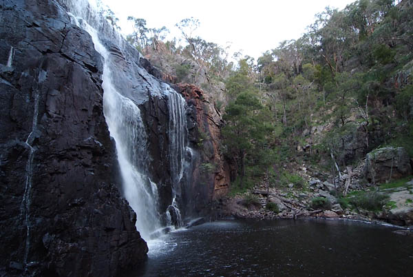 Base of Mackenzie falls, 110m lower than the carpark