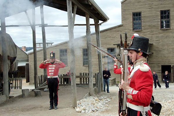 Musket firing at 1:45pm