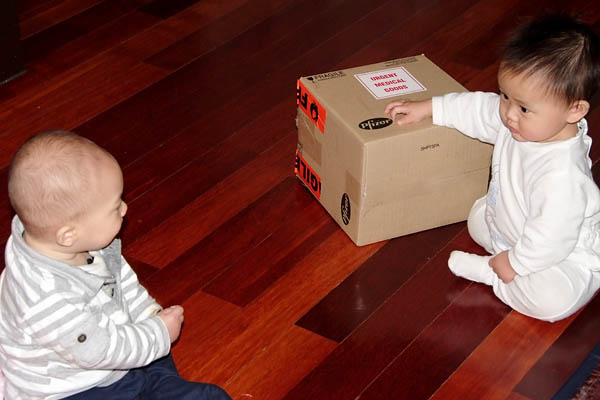 Joseph and Daniel just before going to bed