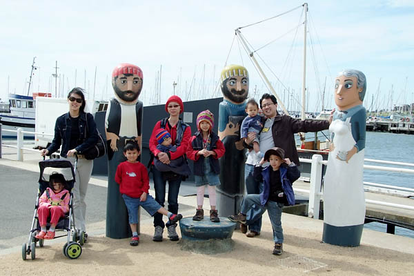 Bollards at Geelong