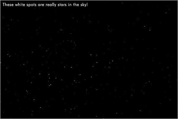 Clear starry sky