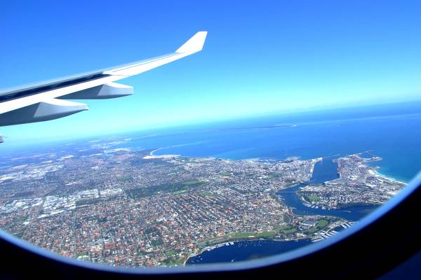 Perth from the plane