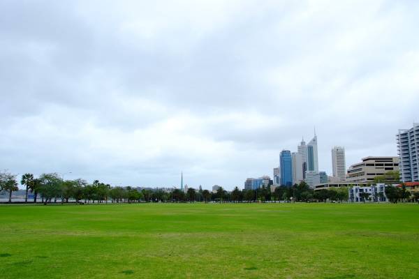 Morning view of Perth